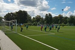 Eckball für den TVC im Spiel gegen Worfelden - leider blieb es am Ende beim 1:2
