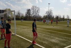 Nils Ringsleben vor dem 2:3 per Elfmeter