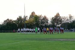 Die Aktiven beim Einlaufen in Raunheim