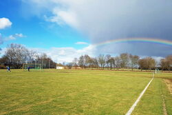 Sonne und Regen wechselten sich bei der 1b ebenso ab wie die Leistung beider Halbzeiten