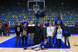 Die D-Jugend des TVC beim Basketball in Frankfurt