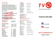 TV Crumstadt Flyer 'Termine 2022'