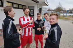 Gut lachen hatten die Aktiven nach den Spielen gegen Bischofsheim und Rüsselsheim