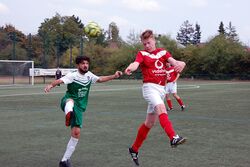 Augen zu und durch: Theo Friedrich mit vollem Einsatz in Rüsselsheim